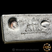 9.94oz David C Davis Co San Francisco Cal Vintage Silver Bar