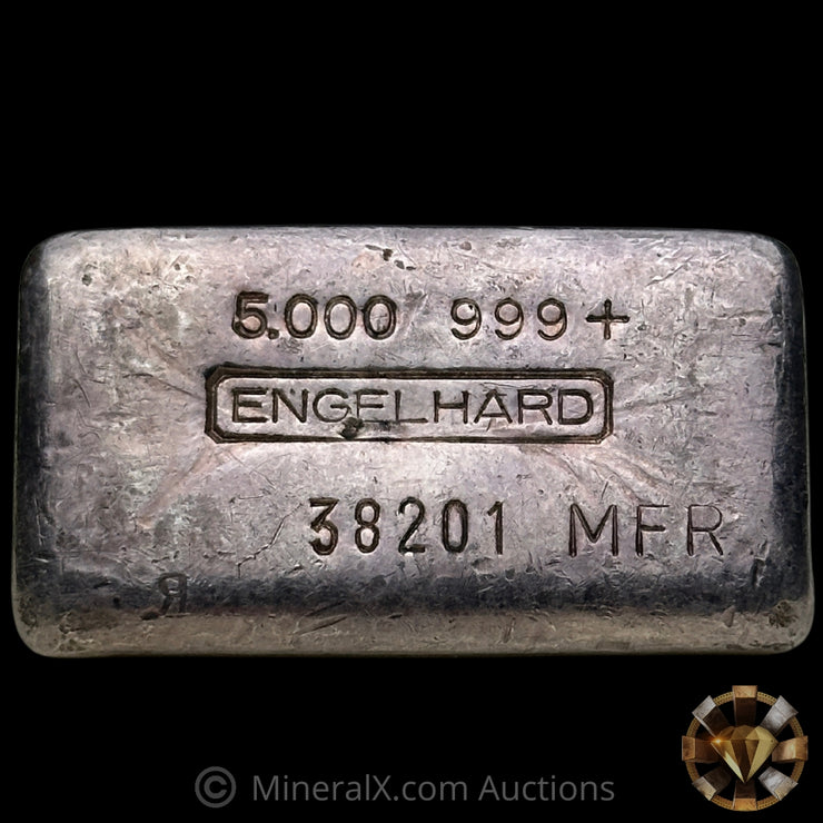 5oz Engelhard MFR Vintage Silver Bar