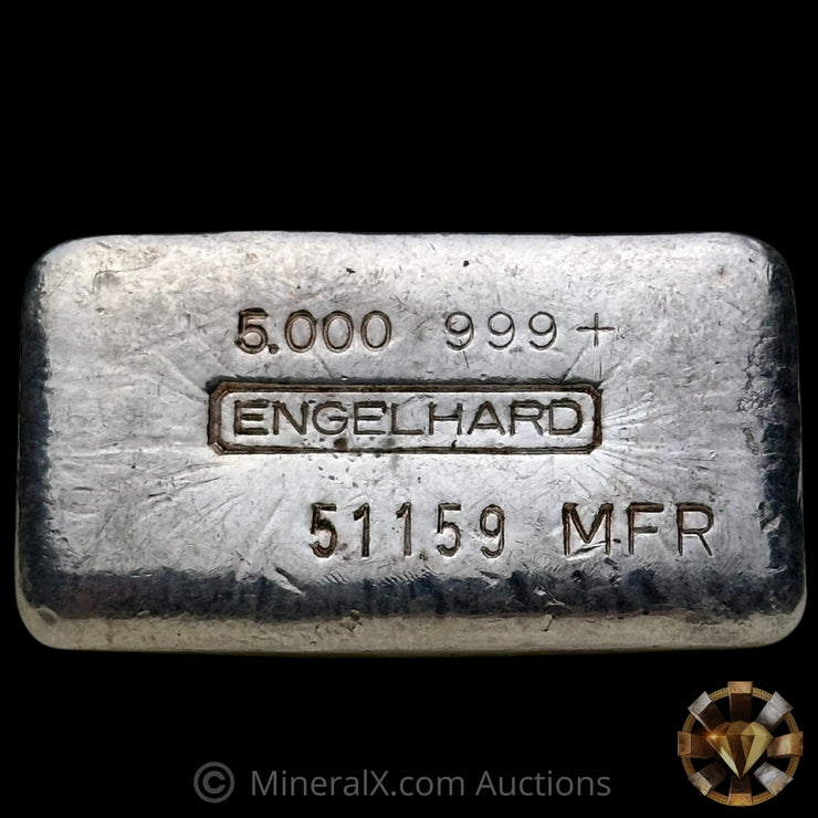 5oz Engelhard MFR Vintage Silver Bar