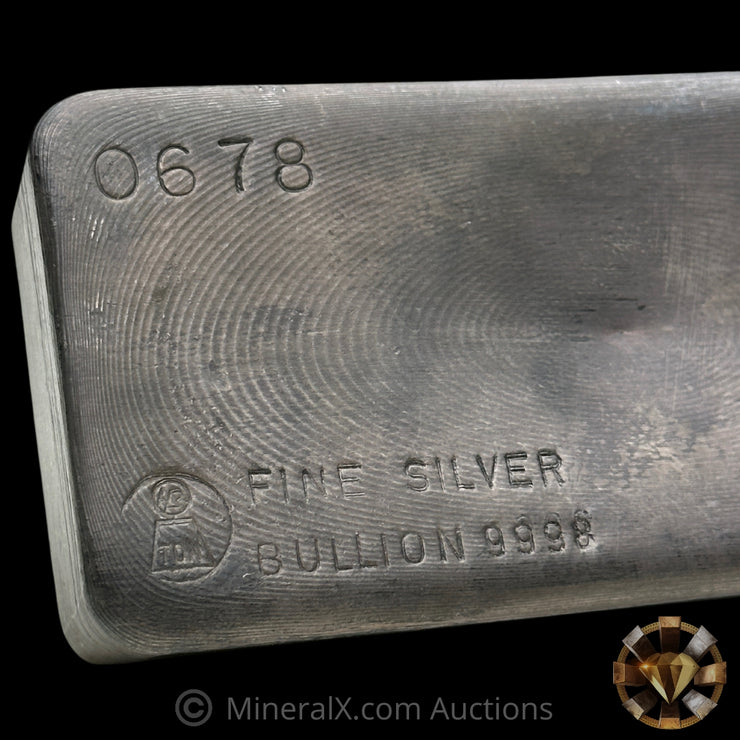 1000g (Kilo) Harrington Metallurgist Australia Vintage Silver Bar
