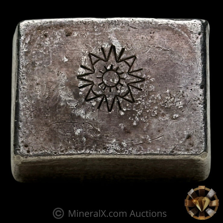 5.12oz Alexander Westerfall Aztec Sun Vintage Silver Bar
