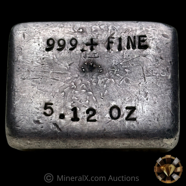 5.12oz Alexander Westerfall Aztec Sun Vintage Silver Bar