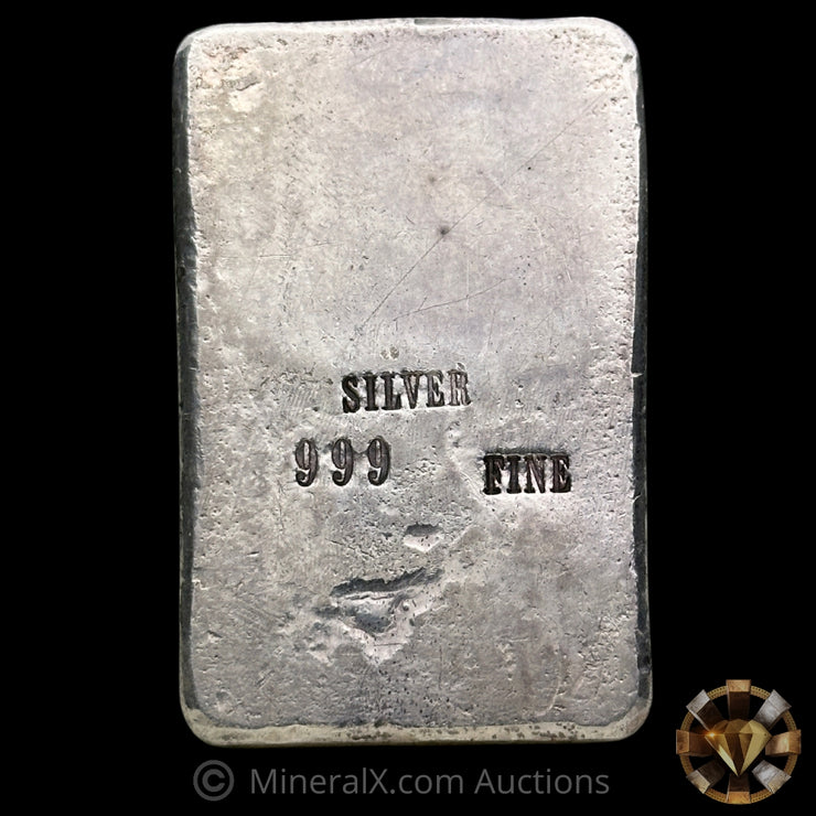 4.96oz Nevada Silver Co Vintage Silver Bar