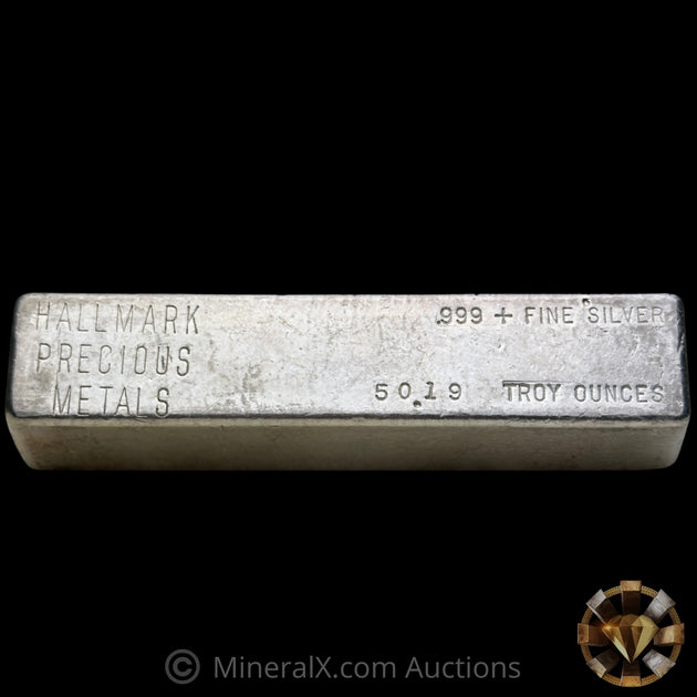 50.19oz Hallmark Precious Metals HPM Seattle Vintage Silver Bar – MineralX