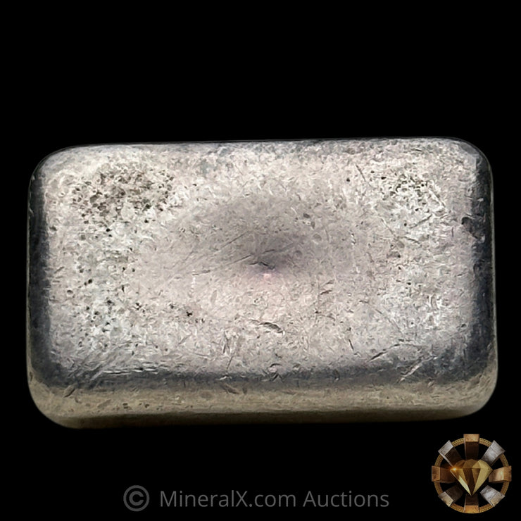 4oz JMC Johnson Matthey Maple Leaf Vintage Silver Bar
