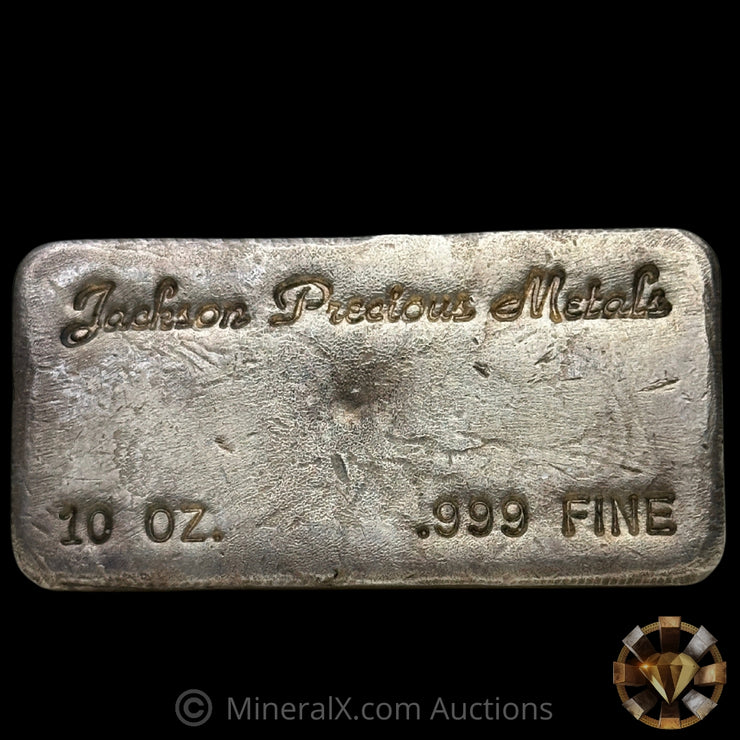10oz Jackson Precious Metals Vintage Silver Bar