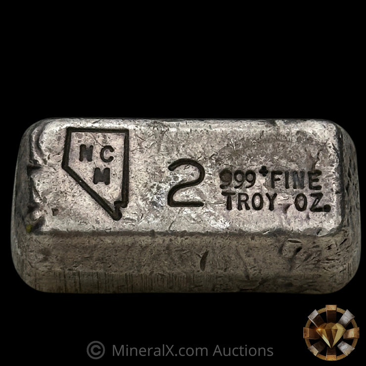 2oz NCM Nevada Coin Mart Vintage Silver Bar