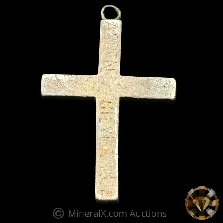 30g Aspen Silver 1892 Dated Vintage Cross (See Desc)