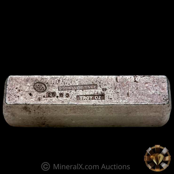 25.80oz BR Vintage Silver Bar