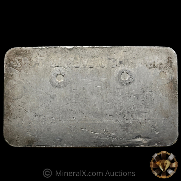 10oz Engelhard Vintage Silver Bar With Reverse Impression