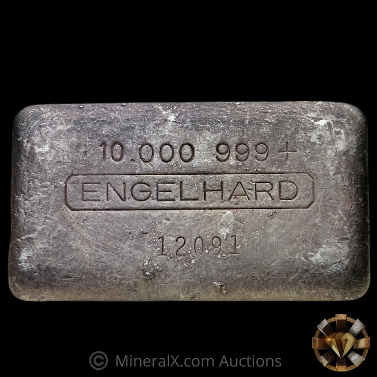 10oz Engelhard 5 Digit Vintage Silver Bar