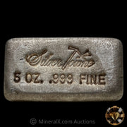 5oz Silvertowne Square Mold Vintage Silver Bar