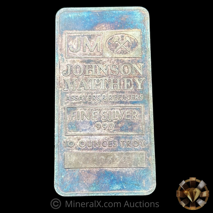10oz JM Johnson Matthey Vintage Silver Bar