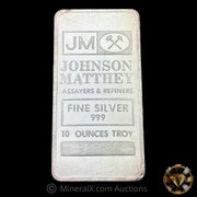 10oz JM Johnson Matthey Vintage Silver Bar