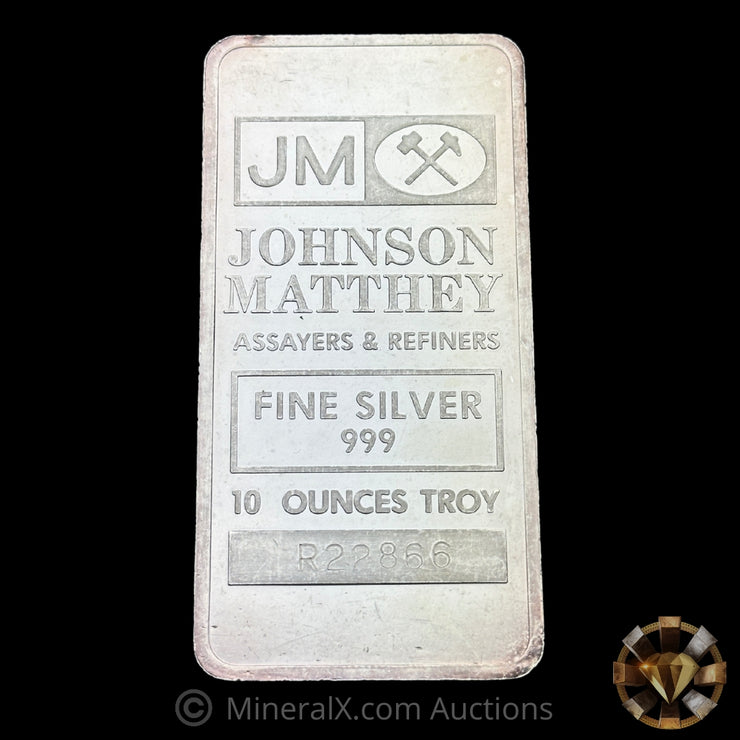 10oz JM Johnson Matthey Vintage Silver Bar