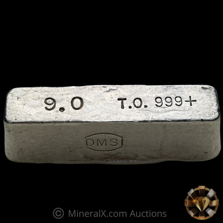 9oz DMSI Dallas Metals & Smelting Inc Vintage Silver Bar