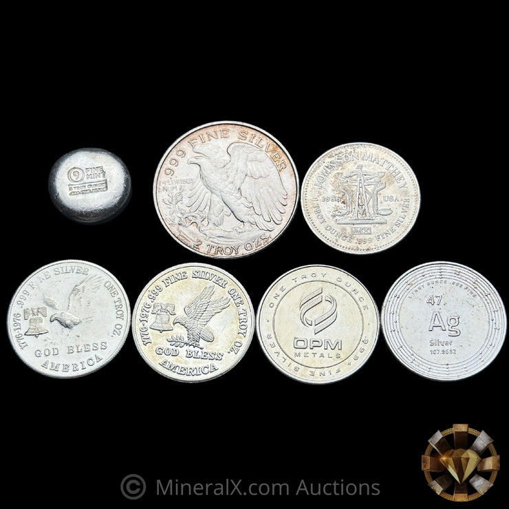 8oz Misc Silver Lot