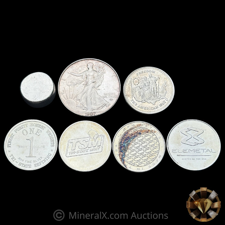 8oz Misc Silver Lot