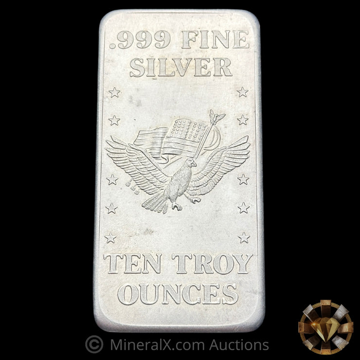 10oz 1981 US Assay Office Strategic Stockpile Vintage Silver Bar