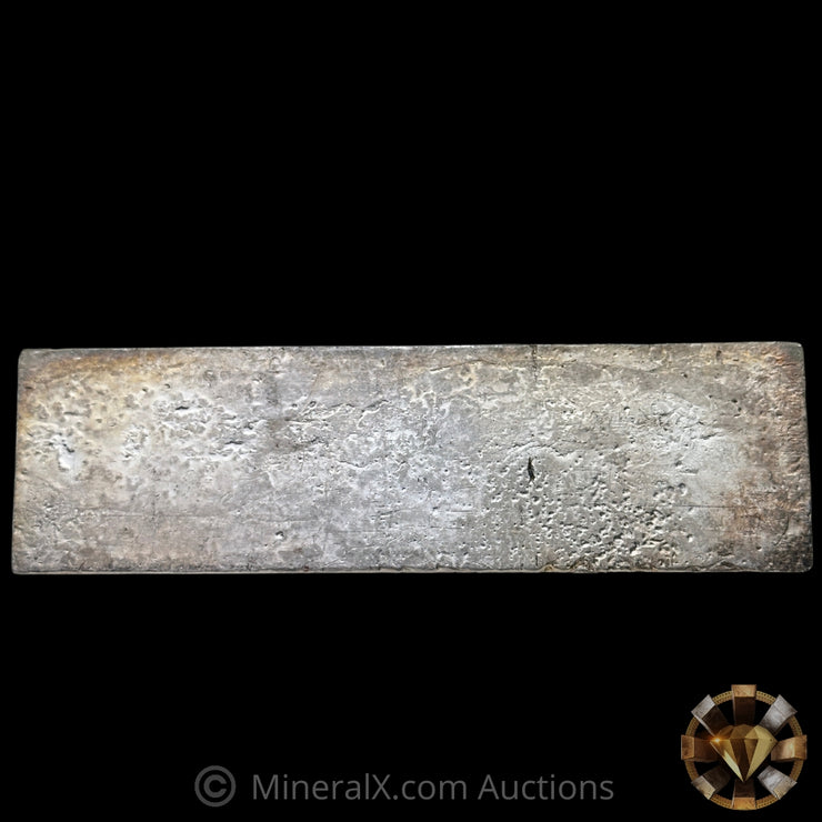 49.750oz Delta Smelting & Refining Co LTD Rare Cubic Rectangle Early Variety Mold With Original Handsigned Numbers Matching 1973 Dated COA