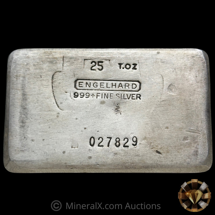 25oz Engelhard 3rd Series Vintage Silver Bar