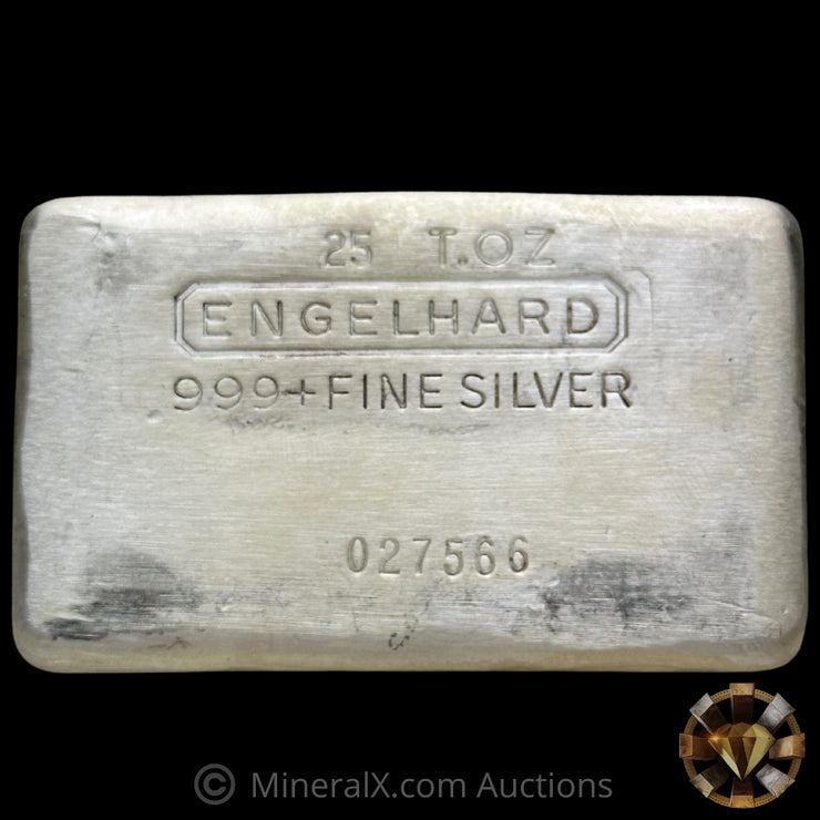 25oz Engelhard 4th Series Vintage Silver Bar