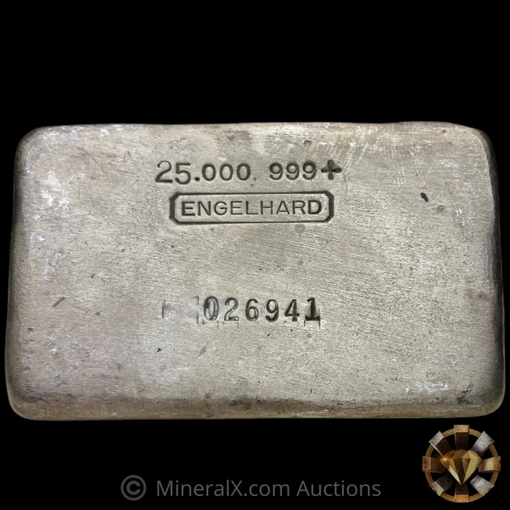 25oz Engelhard 2nd Series Vintage Silver Bar