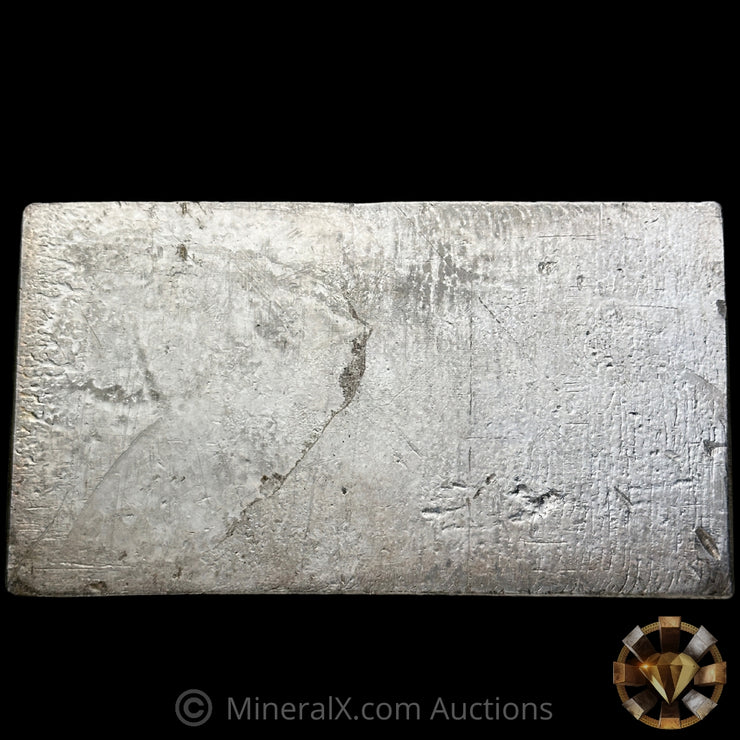 100.791oz Delta Smelting & Refining Co LTD Rare Early Variety Mold With Original Handsigned Numbers Matching 1973 Dated COA