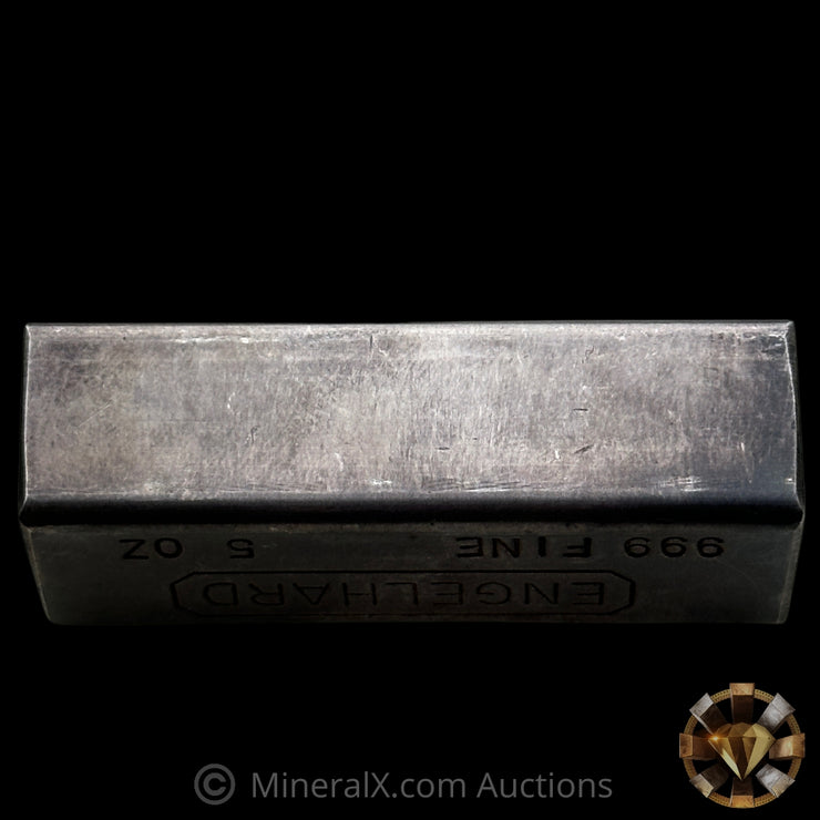 5oz Engelhard Full Hallmark Industrial Extruded Vintage Silver Bar