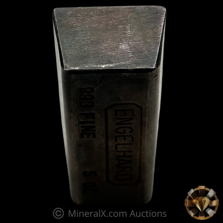 5oz Engelhard Full Hallmark Industrial Extruded Vintage Silver Bar
