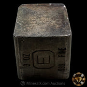 3oz Engelhard E Logo Industrial Extruded Vintage Silver Bar
