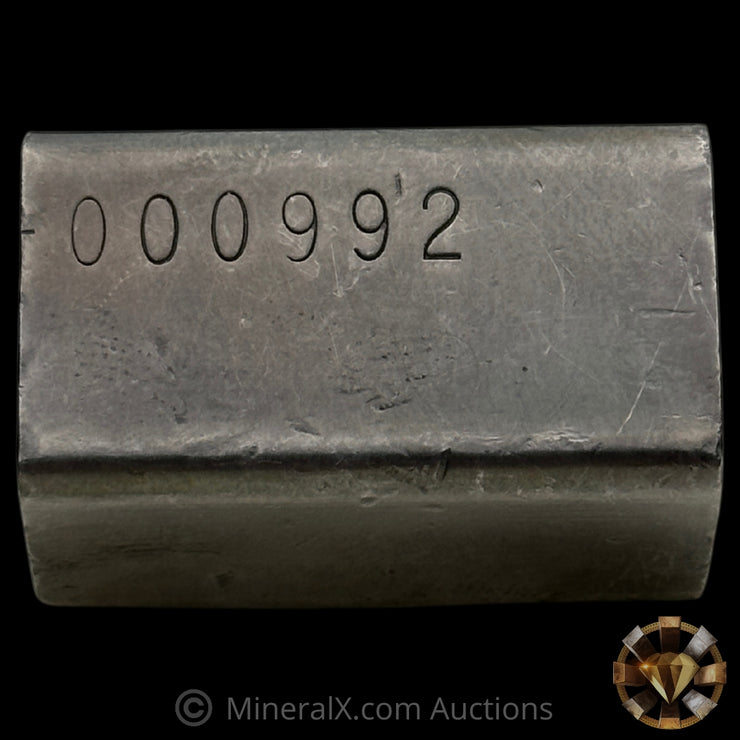 3oz Engelhard E Logo Industrial Extruded Vintage Silver Bar