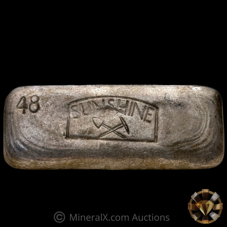 3.85oz Sunshine Mining Vintage Silver Bar