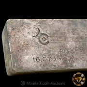 16.075oz (1/2Kilo) Engelhard 5 Digit Variety Bull Logo Vintage Silver Bar
