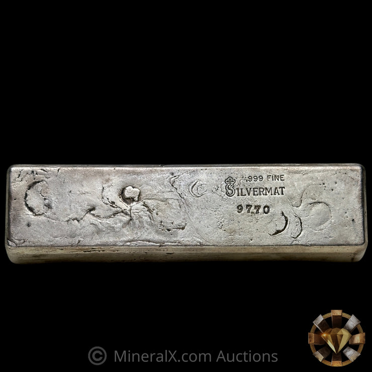 97.7oz Silvermat Vintage Silver Bar
