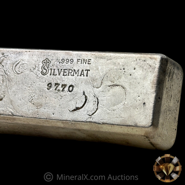 97.7oz Silvermat Vintage Silver Bar