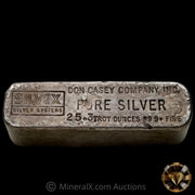 25.3oz Don Casey Company Inc Silvex Silver Systems Vintage Silver Bar