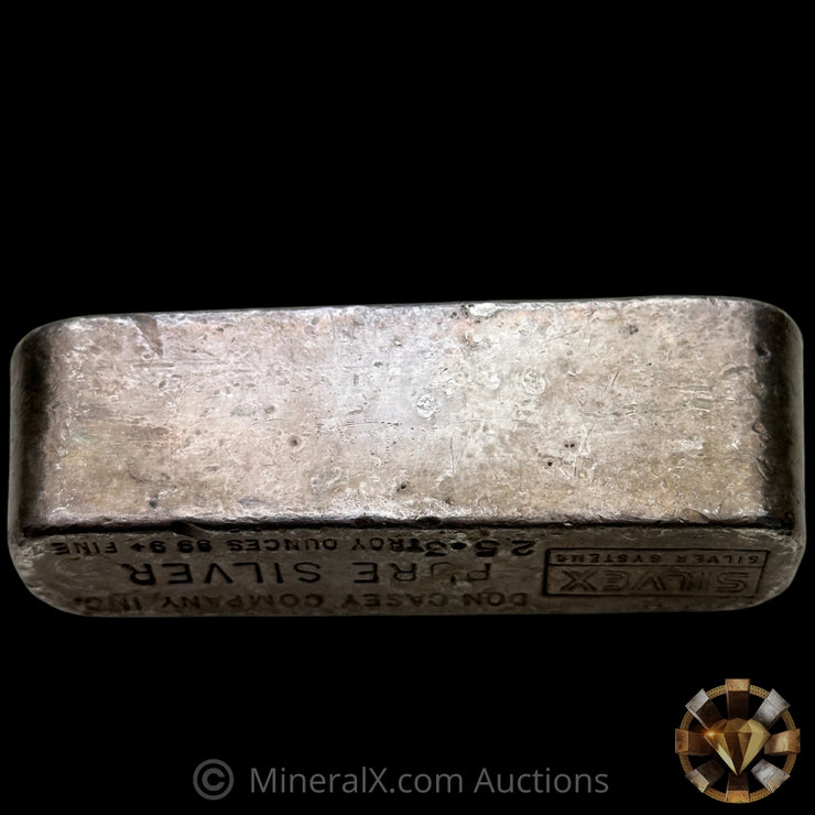 25.3oz Don Casey Company Inc Silvex Silver Systems Vintage Silver Bar