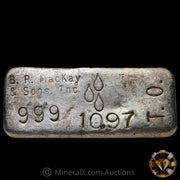 10.97oz B R MacKay Vintage Silver Bar