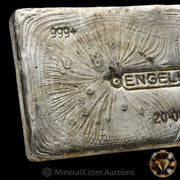 20oz Engelhard Bull Logo Scribbleback Vintage Silver Bar