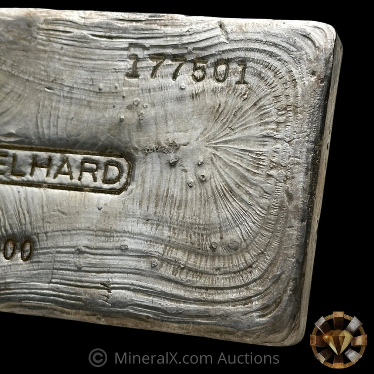 20oz Engelhard Bull Logo Scribbleback Vintage Silver Bar