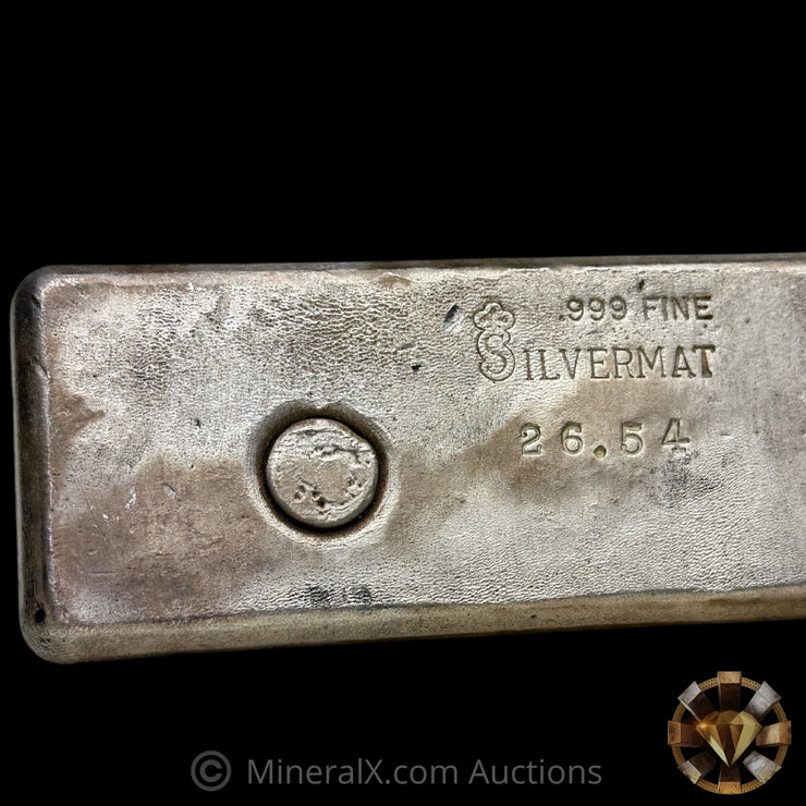 26.54oz Silvermat Vintage Silver Bar