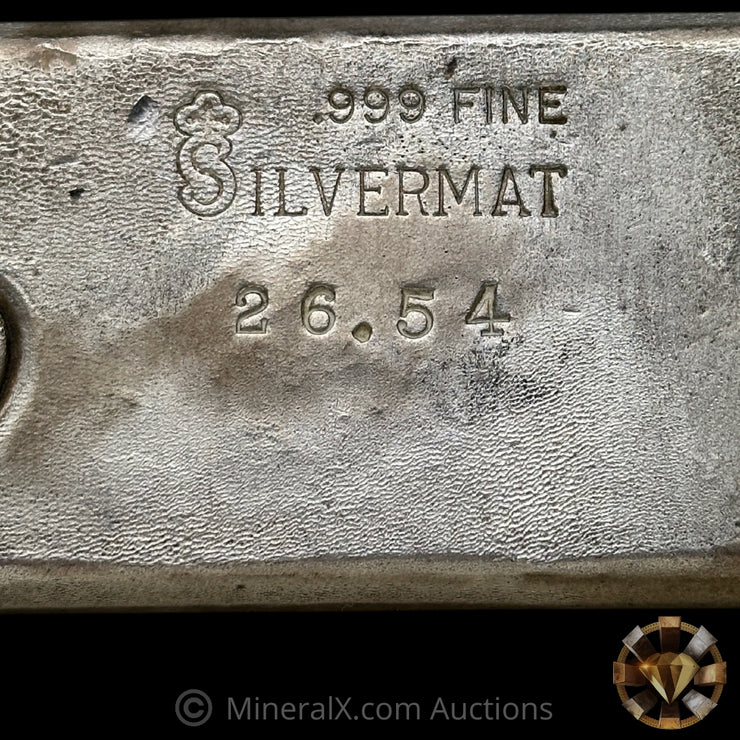 26.54oz Silvermat Vintage Silver Bar
