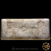 0.5036kg (1/2 Kilo) SRM Stanley Robert Mitchell Refiners Australia 2nd Series SCCC Counterstamp Vintage Silver Bar