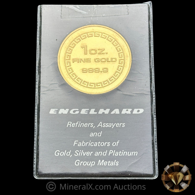1oz Engelhard Rare E Logo Australia Melbourne Black Label Assay Vintage Gold Coin