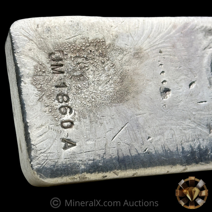 Kilo Johnson Matthey London Small JM Prefix Variety Vintage Silver Bar