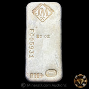 20oz JM Johnson Matthey Vintage Silver Bar