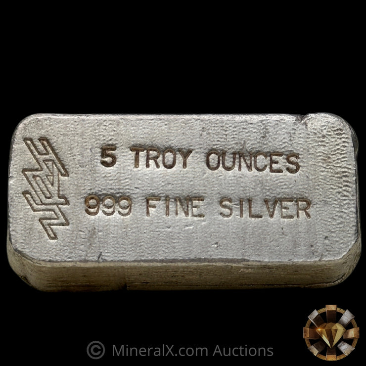 5oz URI Vintage Silver Bar