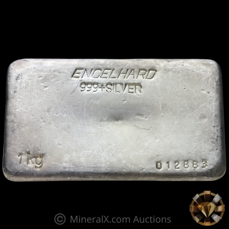Kilo Engelhard Australia Vintage Silver Bar