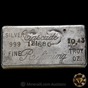 10.43oz Cascade Refining Vintage Silver Bar